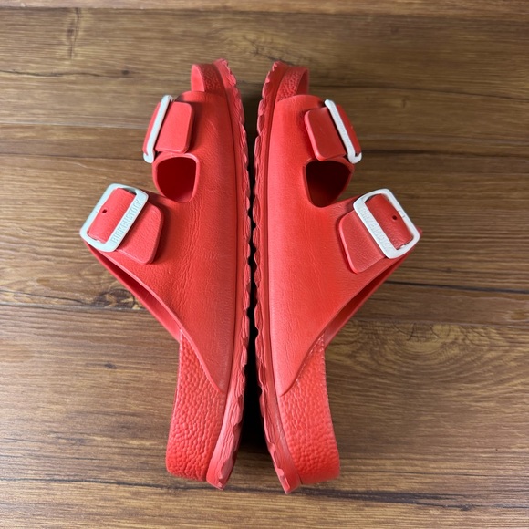 Birkenstock Arizona Essentials Red EVA Sandals EU Size 40 Women's 9 Slides Shoes - Picture 2 of 10